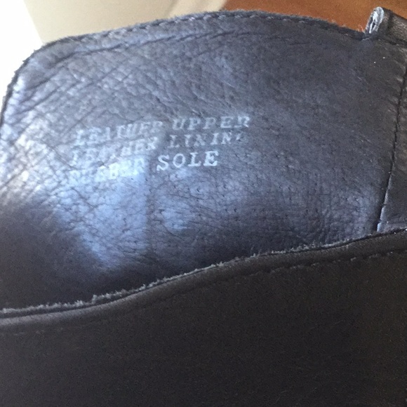 JCrew EUC black leather boots sz 7.5 - Picture 4 of 9